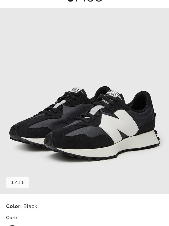 New Balance Shoes - New Balance Black & White Retro Runner